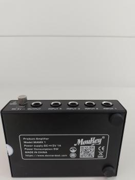 Preview: Moukey MAMX1 Ultralow-noise 4 Channel line stereo Mixer